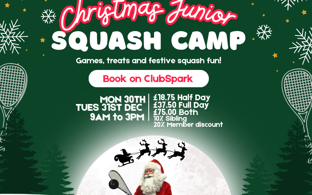 CHRISTMAS JUNIOR SQUASH CAMP