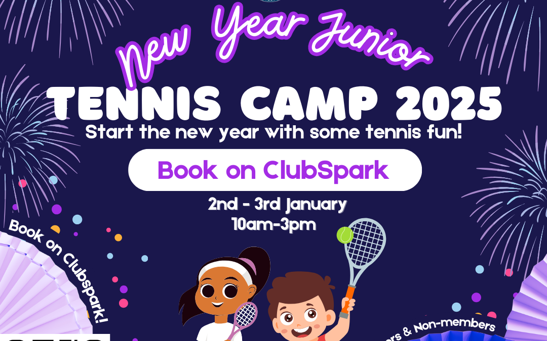 NEW YEAR JUNIOR TENNIS CAMPS